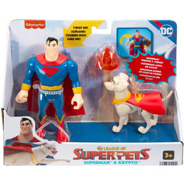 Fisher Price DC League of Super-Pets Superman & Krypto